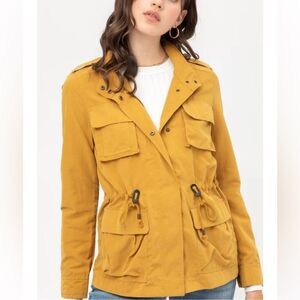 Love Tree - Mustard Utility Jacket - size M